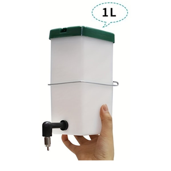 Smådjurstillbehör Kanin Hamster Vattenmatning Automatisk Dricksfontän Stor Kapacitet 1L/500ml, Lämplig för Kaniner, Marsvin, Fåglar 1000ml
