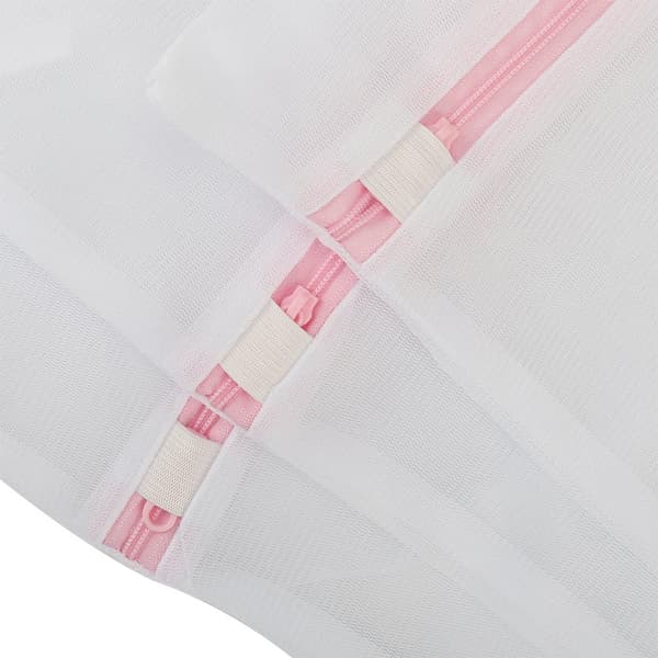 4 stk. Holdbare Tykke Net-Vaskesække med Lynlås