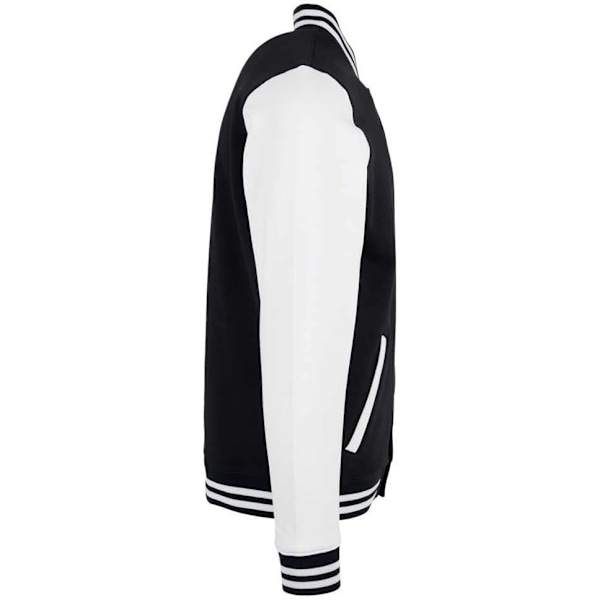 Bygg ditt varumärke Herr Basic College Jacka 3XL Black / White