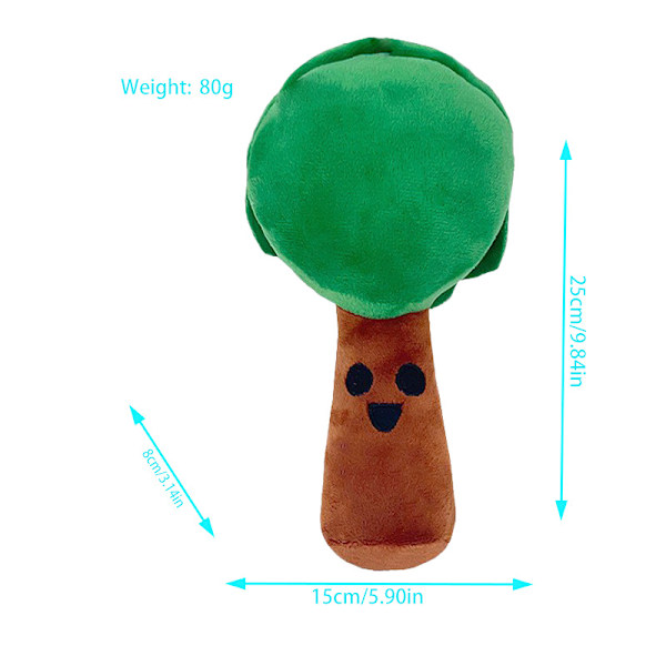 Sprunki bamse, Sprunki spill bamse, for voksne, barn, dukker, beste gaver Green small tree