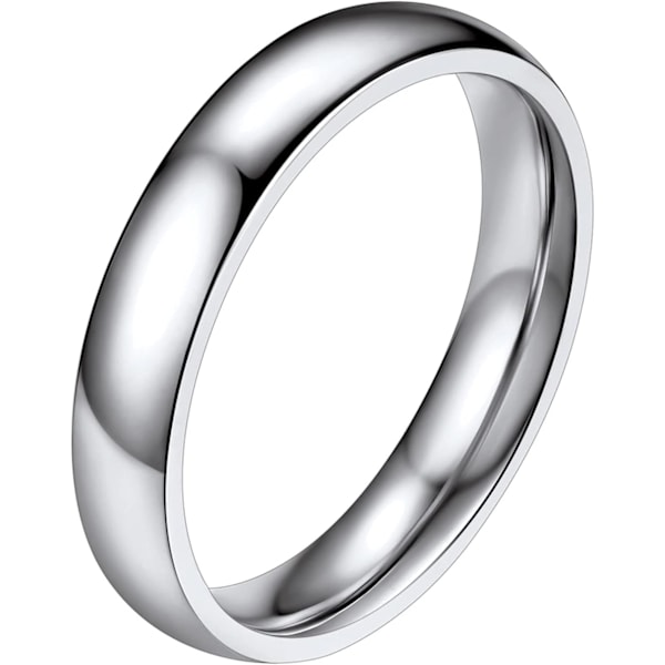 Stainless Steel Band Rotating Finger Rings, Minimalist Midi Friendship Spinner Rings with Various Sizes