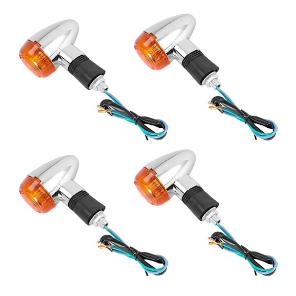 4 stk. Motorcykel Blinklys LED Indikator til