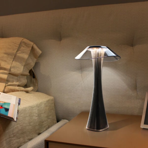 Designerbordlampe Oppladbar Touch LED-bordlampe - Dimbar Titanium USB Nattbordslampe 3W trådløs skrivebordslampe med Ba