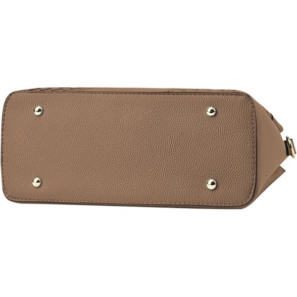 Damhandväska Axelväska Crossbody Messenger Bag Tote Satchel för Dam PU Läder Plånbok Khaki