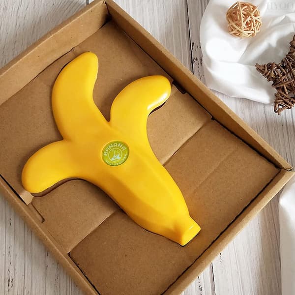 Banan Dørstopper Kile - Nyhet Morsom Dørstopper Fruktformet Søt Dørstopper - Dørkile