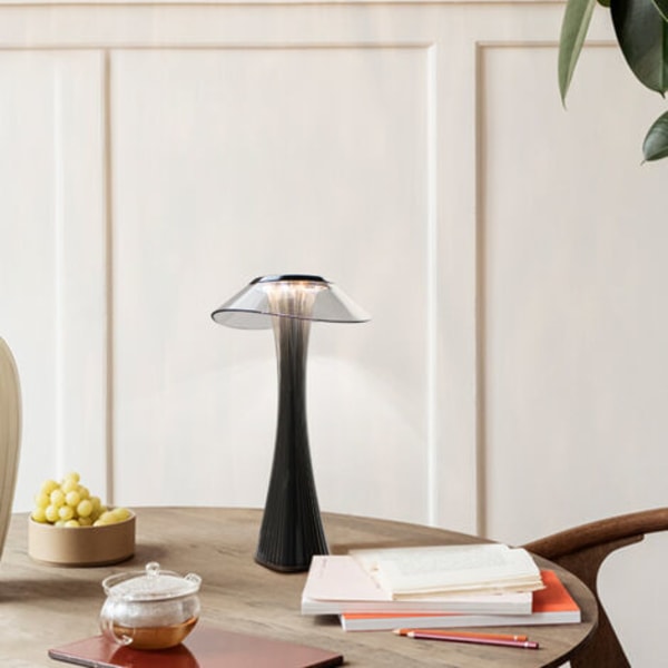 Designer Bordslampa Uppladdningsbar Touch LED Bordslampa - Dimbar Titanium USB Sänglampa 3W sladdlös skrivbordslampa med Ba
