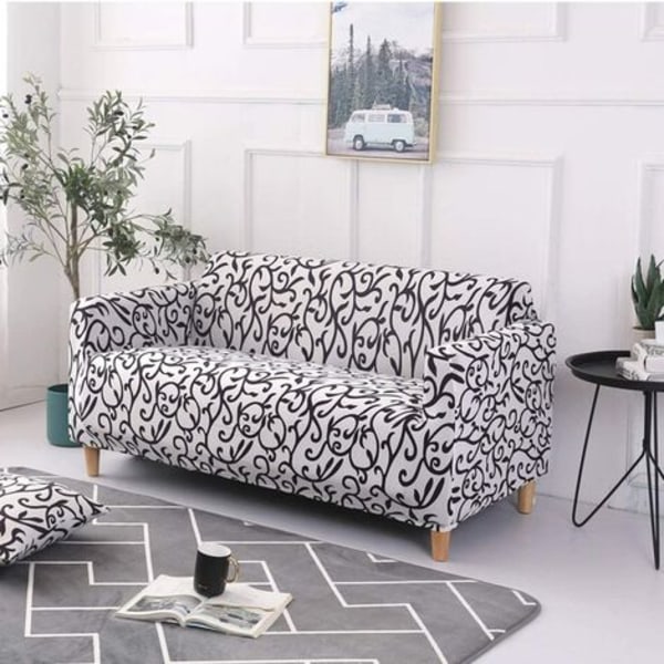 Joustava sohvan cover Stretch sohvan cover 1/2/3/4 paikkainen olohuoneen cover sohvan päällinen spandex sisustus täysin ympäröity (4