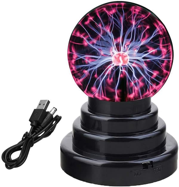 Luminous bärbar boll, statisk boll, touch lightning boll