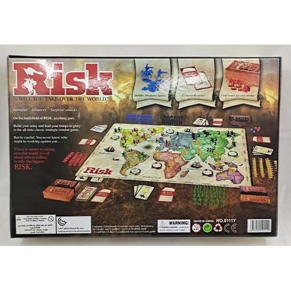 Hasbro Game - Klassisk Risk Edition