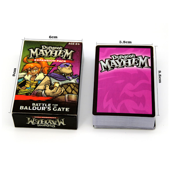 Dungeons & Dragons Kortspill: Monster Madness, Monokrom, Flerfarget, Standard Extended version