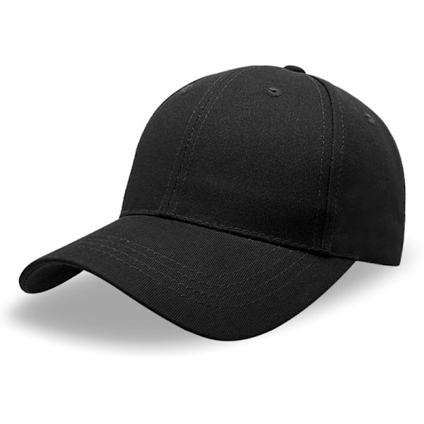 Baseballcaps for menn og kvinner - Bomull black