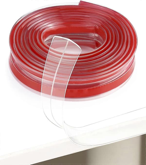 Silikon Kantbeskytter - Møbelbord Kantbeskyttelse, 15mm*15mm, 2m Lang