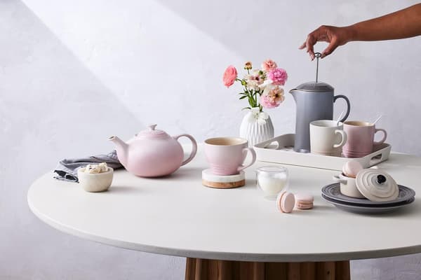 Steintøy Kaffe Kopp, 350 ml, Cerise Shell Pink 400 ml