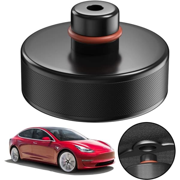 Tesla Model 3 Rulle Donkraft Gummipude og Universal Gummi Bilholder