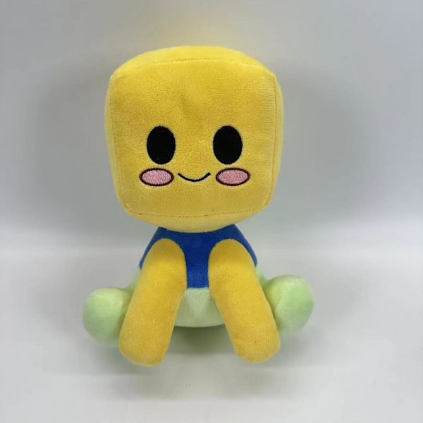 Blox Buddy Plyschleksak, Roblox Bacon Girl, Cool Boy Hat Dock, Julplyschdocka Present, Baseboll Baby Plyschleksak, Present till Män och Kvinnor Yellow Little Man