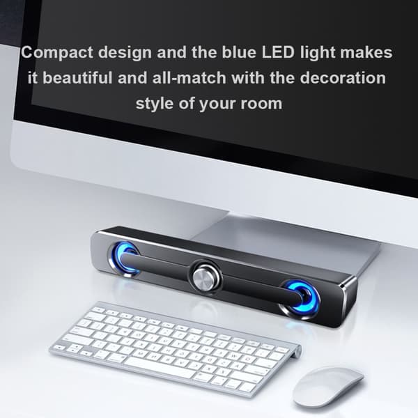 Computerhøjttaler USB-kabel Stereo Højttaler Surround Soundbox