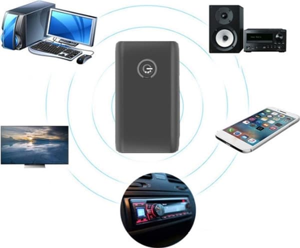Bluetooth-sender og -modtager 2-i-1 Trådløs Adapter