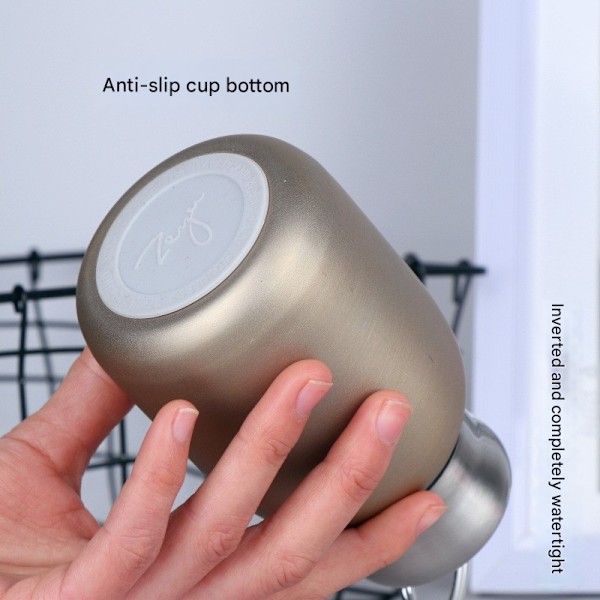Mini 304 rostfritt stål termos uppgraderad version 300ml liten vakuumisolerad vattenflaska läckagesäker juice mjölk te vakuum kallt och varmt vatten kaffe orange color