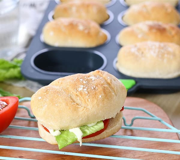 2 st Mini Baguette Bakformar, Perforerad Icke-Klibbig Pappersform