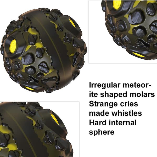 Hundleksak Giggle Ballspecial Meteoritformad Ljudleksak Interaktiva Bollar