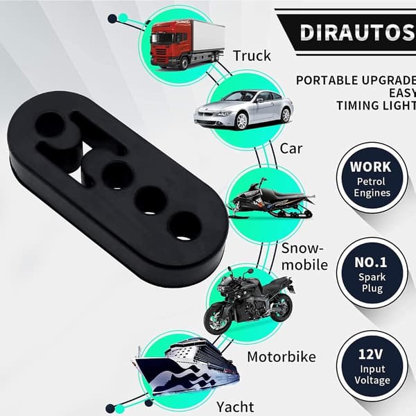 Auton pakoputken ripustin, 2 kpl Auton pakoputken pidikettä