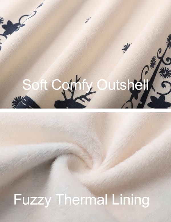Søt fleeceforet hettekappe poncho kåpe med dyreprint for jenter og damer Beige One Size