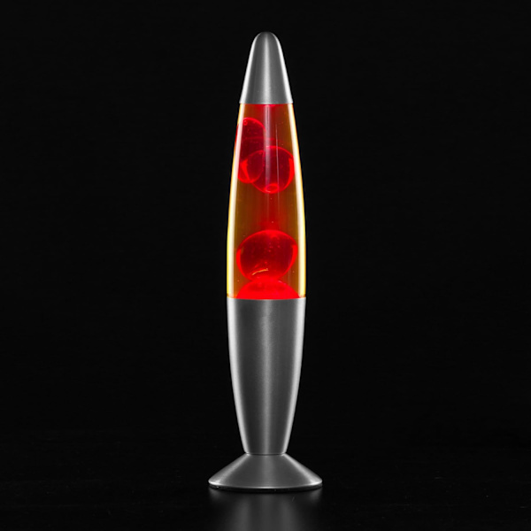 Lava Lampa, Avslappnande Lava Lampa, Sänglampa för 25W R39 Glödlampa, Perfekt för Sovrum Rojo