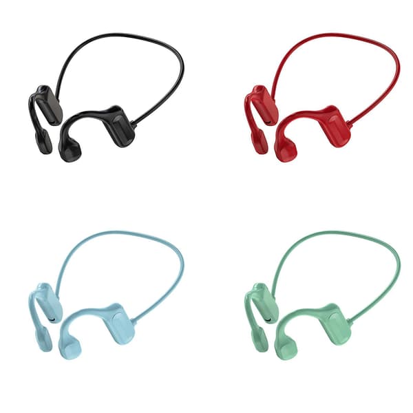 Trådløse sportshovedtelefoner med knogleledning Bl09 Model Bluetooth 5.2 headset til træning, løb og kørsel Sort Black