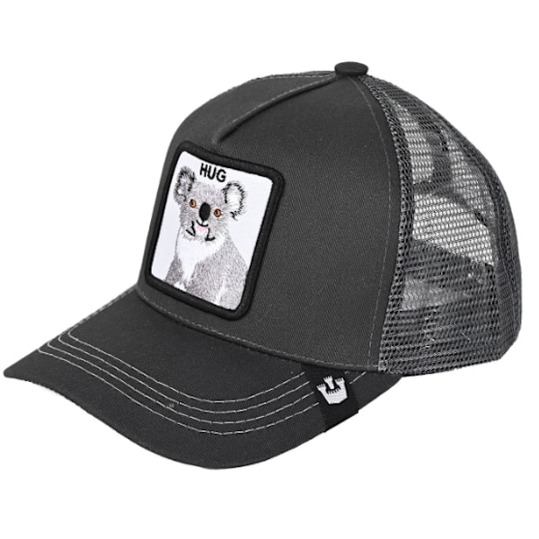 Vuxen Svart Panter Mesh Cap Sommar Basebollkeps Trucker Cap W-WELLNGS Koala Koala Koala