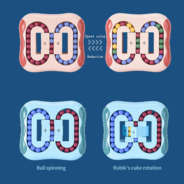 Pyörivä Rubikin kuution palapeli, aivojumppa Sudoku-palapeli, unisex, aikuisille, stressiä lievittävä lahja, oppimisen ja koulutuksen lelu red