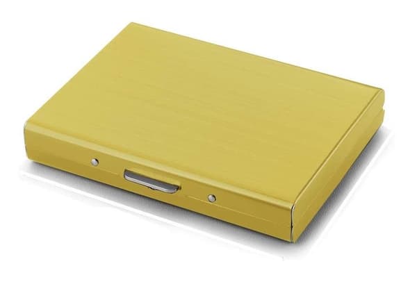 10 Rom XL Design Kortholder i Rustfritt Stål for minst 10 kort