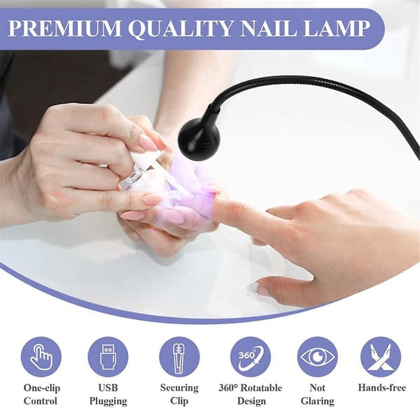 Uv Led Kynsilamppu - Mini Led Kynsilamppu Geeli X Lamppu Kynsille