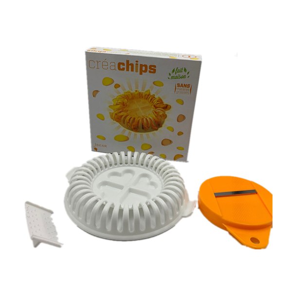 Ekonomisk vågskärare, potatisskalare i rostfritt stål, vågskärare för potatischips (vågskärare set) (chipstillverkare mikrovågsugn)