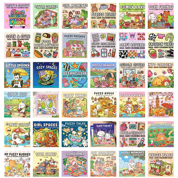 MYSIGA DAGAR: En lugn och tröstande målarbok COMFY DAYS