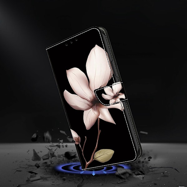 För iPhone 15 Pro Fodral 3D Mönstertryck Läder Plånboksfodral