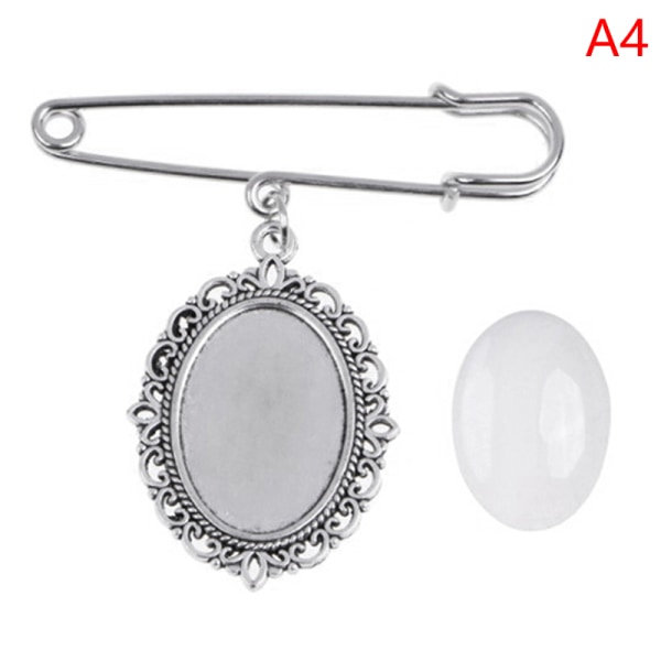 Bröllopsbukett Foto Charm DIY Pin Brosch Making Kit A4 A4