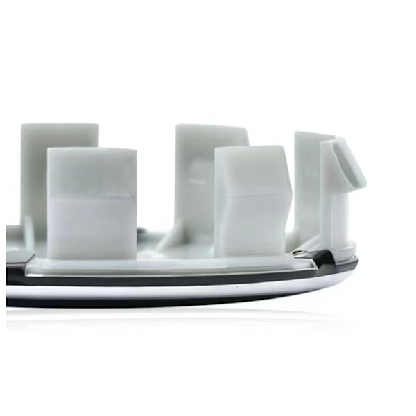 4-pack - Navkapslar/Hjulsymboler - Bil Thunder All Black 68MM
