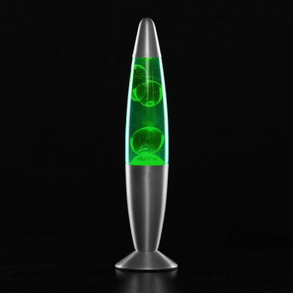 Lava Lampa, Avslappningslava Lampa, Sänglampa för 25W R39 Glödlampa, Perfekt för Sovrum Verde