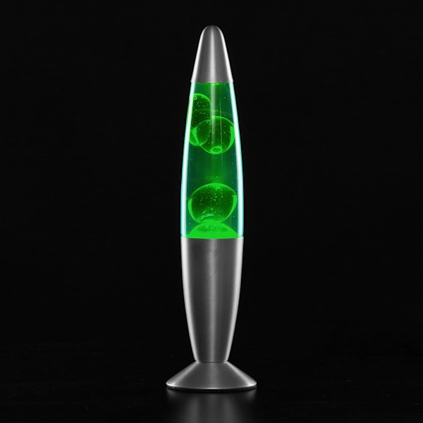 Lava Lampe, Avslappende Lava Lampe, Sengelampe for 25W R39 Pære, Ideell for Soverom Verde