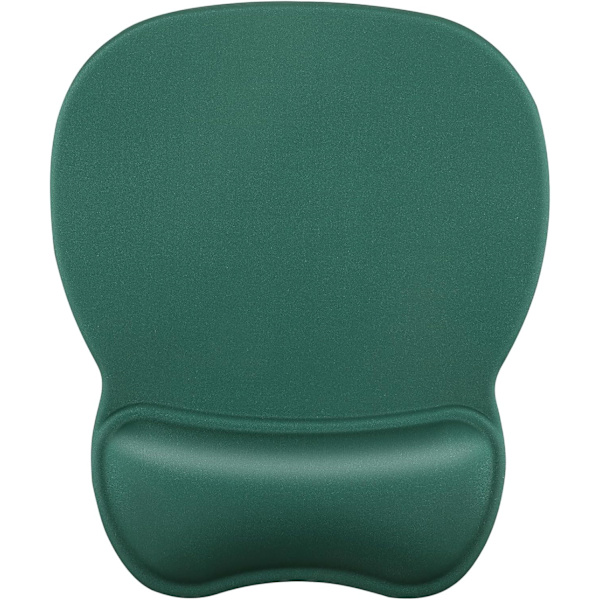 Ergonomisk musemåtte med memory foam håndledsstøtte, behagelig computer musemåtte til bærbar computer, smertelindrende håndledsstøtte Pure Green