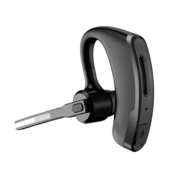 Bluetooth Mono Headset (Enkelt Sidet) - Tilsluttes din PC, Mac, Tablet og/eller Telefon - Støjreducerende, Sort