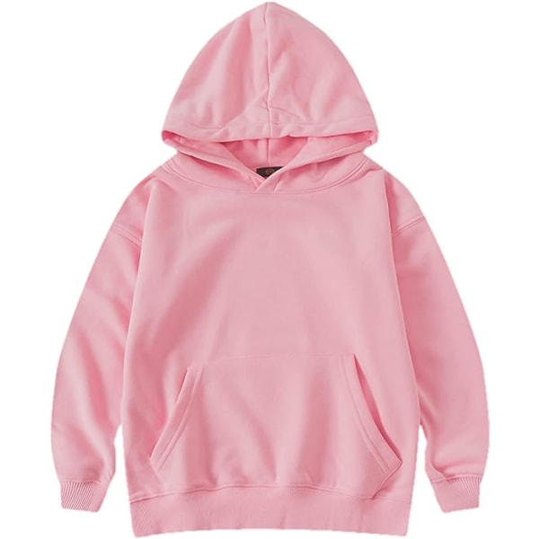Rosa träningsoverall för pojkar med byxor och hoodie (5-6 år) pink 5-6