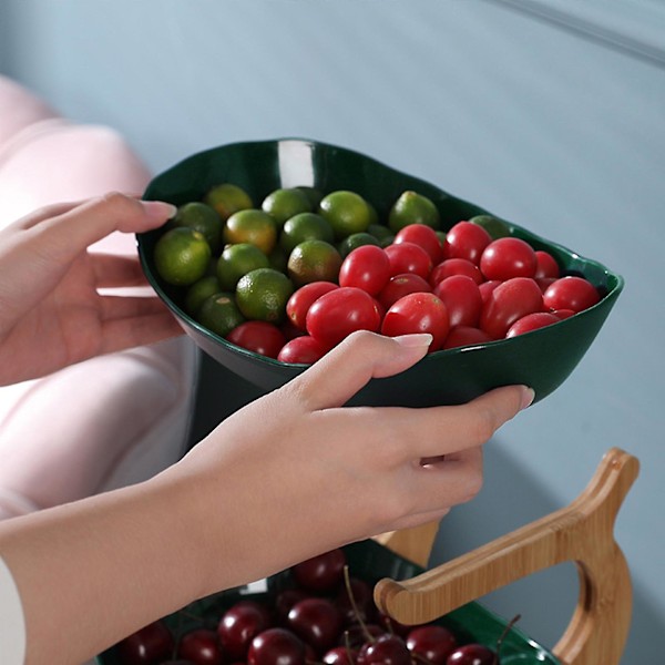 Ny Uppgraderad Fruktskål För Köksbänk, Fruktkorg För Kök, Stor Skål För Frukt- Och Grönsaksförvaring White