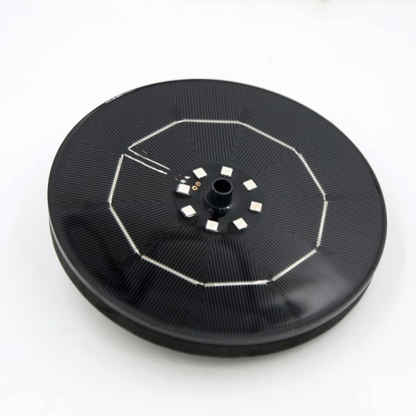 Solcellsdriven fontän med batteri 16 cm