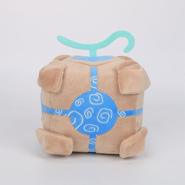 Blox Fruits Game Perifer Fruit Leopard Print Box Plyschleksak Lila Box Doll[HK] 15cm Gul kublåda 190g