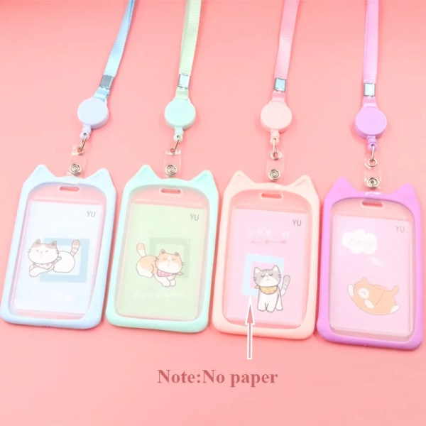 Sarjakuva Lapset Lanyard Kortinpidike Opiskelijakortin Kansi Kaulahihna Köy Liike Bussi Pankki Luottokortinpidike Lanyard Merkki Kotelo vihreä green