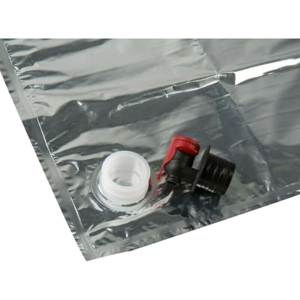 5-pak 5L Bag-In-Box vinposer med hane - Erstatningsposer til vinkølere og hjemmebrygget vinopbevaring - XinHan