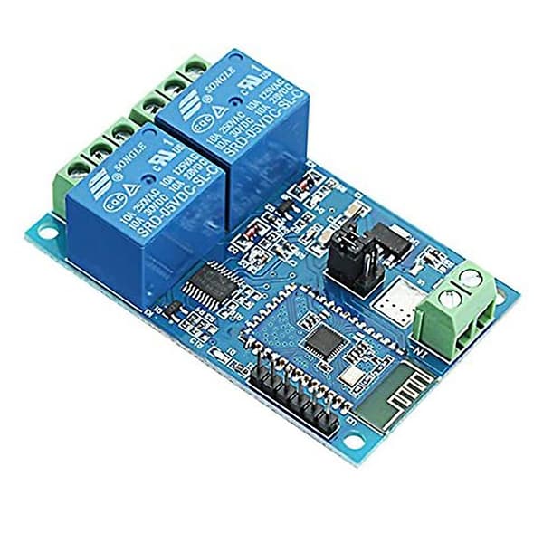 12V 2-kanals Bluetooth Relämodul Smart Hem Mobil APP Fjärrkontroll Switch Dubbel WiFi Modul