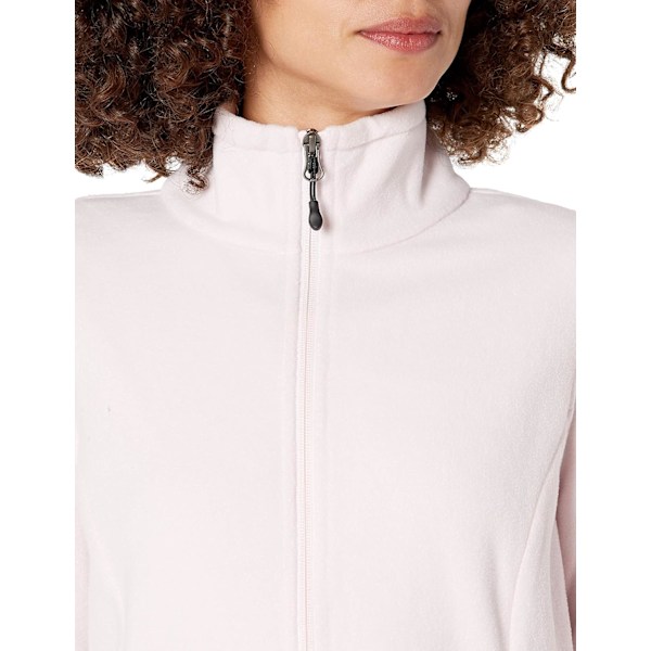 Dame Klassisk Passform Full-Zip Myk Fleecejakke Rosa Claro M