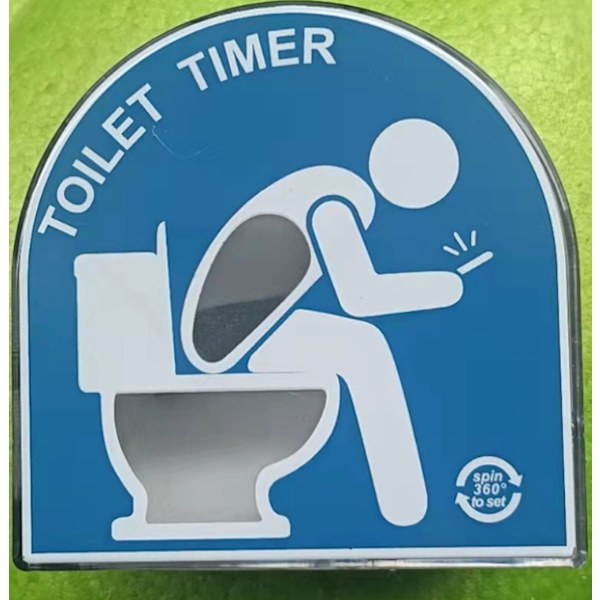 Toaletttimer, avslappnings- och tryckavlastningsenhet. Intressant present till män, make, pappa, son, fru, födelsedag, överraskningspresent. Stickman